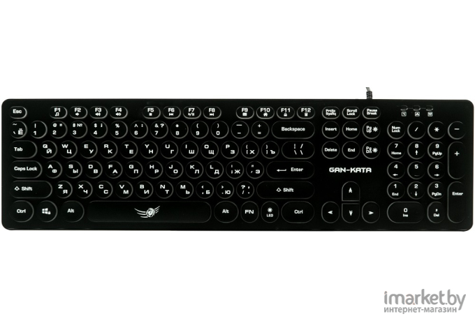 Клавиатура Dialog KGK-16U черный