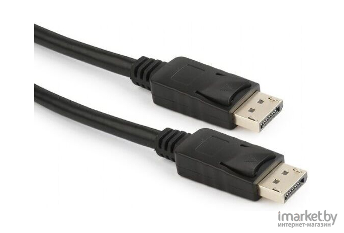 Кабель для компьютера Cablexpert DisplayPort CC-DP2-7.5M, v1.2, 7,5м, 20M/20M, черный, экран, пакет черный [CC-DP2-7.5M]