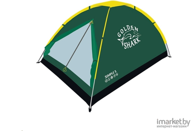 Палатка Golden Shark Simple 3 зеленый