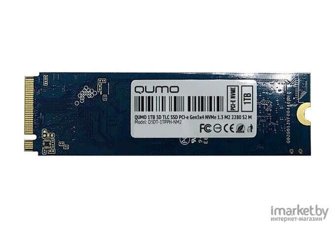 SSD диск QUMO M.2 1TB PCIe [Q3DT-1TPPH-NM2]