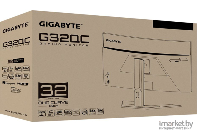 Монитор Gigabyte G32QC A-EK
