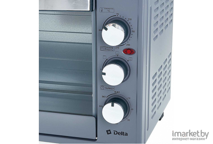Мини-печь Delta D-001 серый