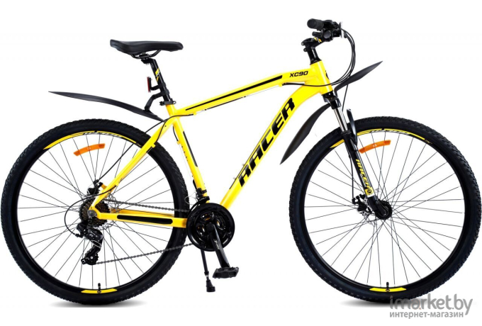 Велосипед Racer XC90 29 2021 р.20 желтый