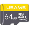 Карта памяти Usams MicroSDHC 32Gb Class 10 USAMS US-ZB095 желтый [ZB95TF01]