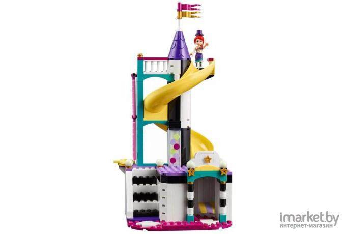 Конструктор LEGO FRIENDS Волшебное колесо обозрения и горка [41689]