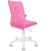 Офисное кресло Бюрократ TW-03A TW-13А сетка/ткань (пластик белый) розовый [KD-9/WH/TW-13A]