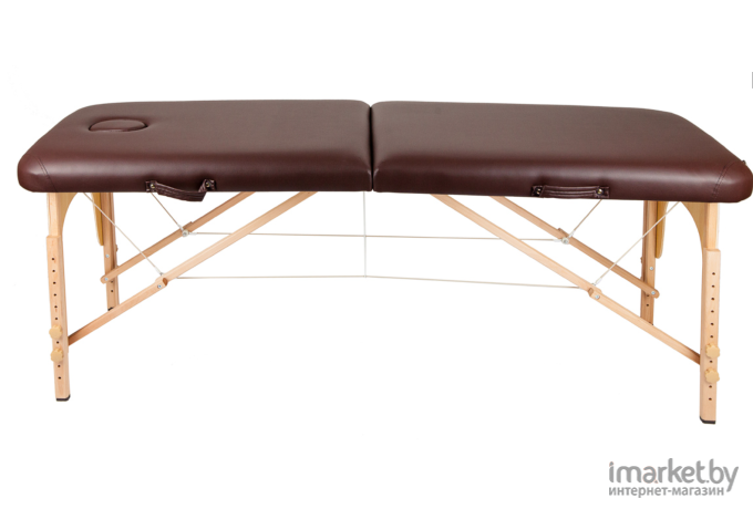 Стол массажный Atlas Sport складной 2-с 60 см деревянный без аксессуаров коричневый