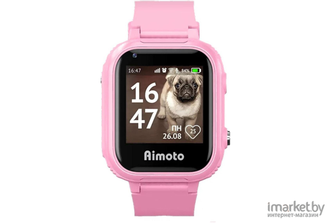 Умные часы Knopka Aimoto Pro 4G розовый [8100804]