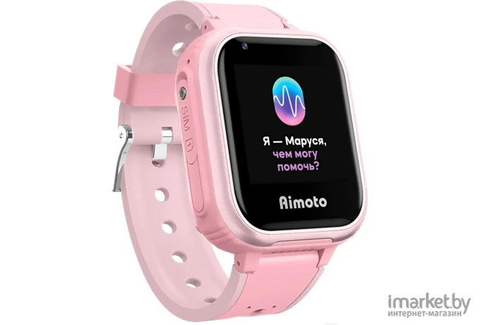 Умные часы Knopka Aimoto IQ 4G розовый [8108801]