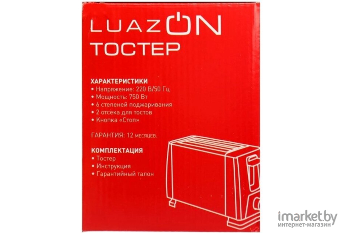 Тостер Luazon Home LT-03 (2691405)
