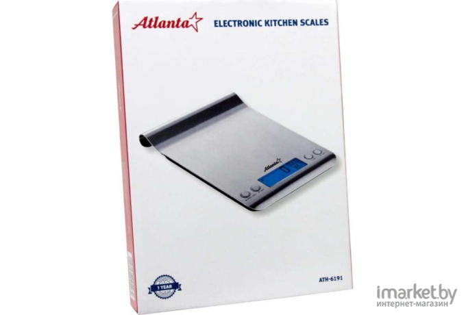 Кухонные весы Atlanta ATH-6191 серебро