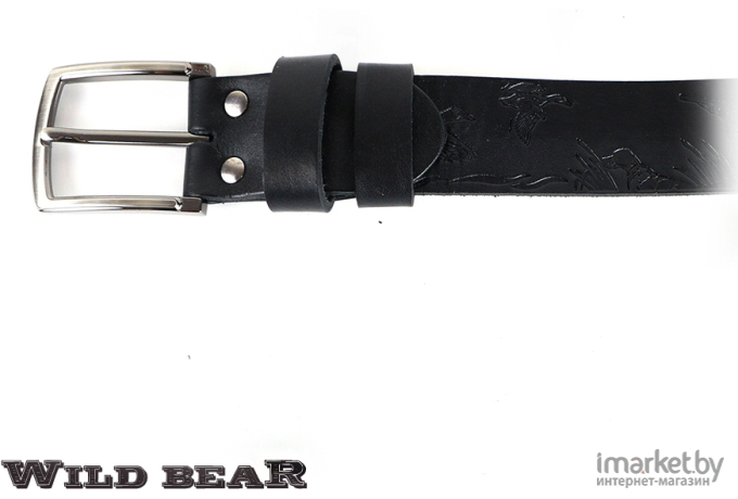Ремень WILD BEAR RM-052m  120 см Black