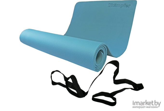 Набор для йоги Kampfer Combo Blue голубой/черный