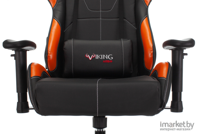 Геймерское кресло Zombie Viking 5 Aero черный/оранжевый [VIKING 5 AERO ORANGE]