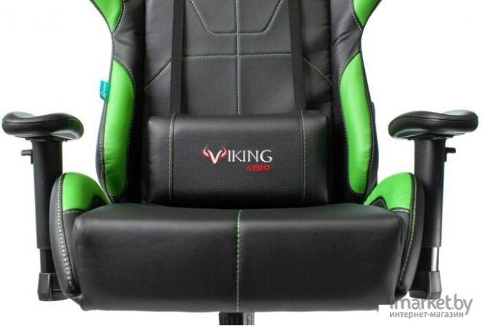 Геймерское кресло Zombie Viking 5 Aero черный/салатовый [VIKING 5 AERO LGREEN]