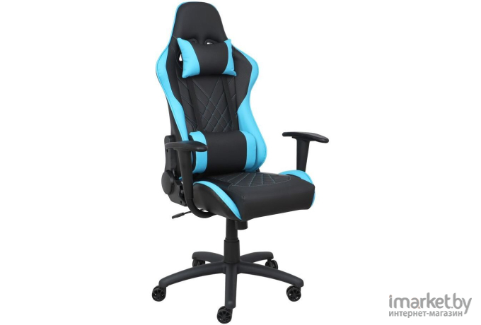 Офисное кресло AksHome Epic голубой/черный
