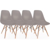 Комплект стульев Loftyhome Acacia Dark Grey 4 шт [VC1001W-DG-4]