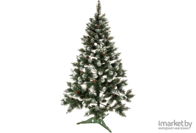 Новогодняя елка Ritm Королева премиум с белыми концами 2.0 м зеленый [ЯШШ200]