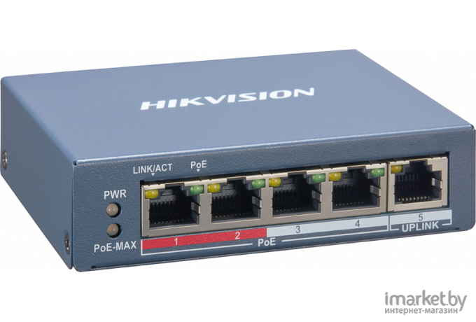 Коммутатор Hikvision DS-3E1105P-EI