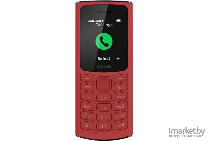 Мобильный телефон Nokia 105 DS TA-1378 Red [16VEGR01A01]