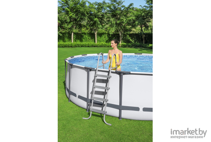 Каркасный бассейн Bestway 488x122 см с фильтром и аксессуарами [5612Z]