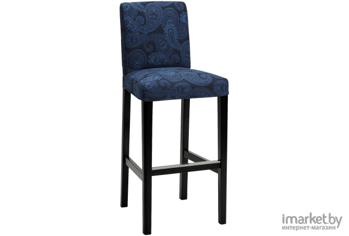 Барный стул Ikea Бергмунд/Квильсфорс синий [694.187.17]