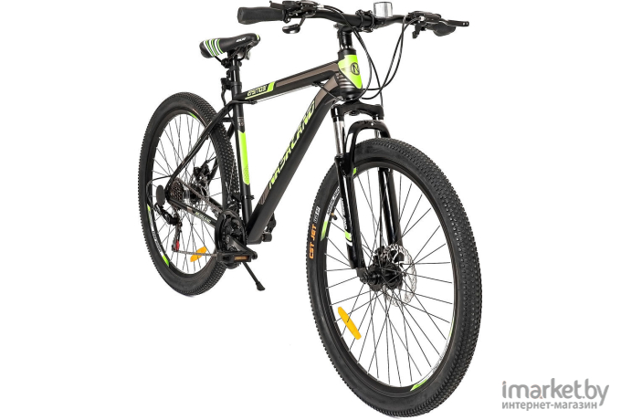 Велосипед Nasaland 275M031 27.5 р.19 черный/зеленый