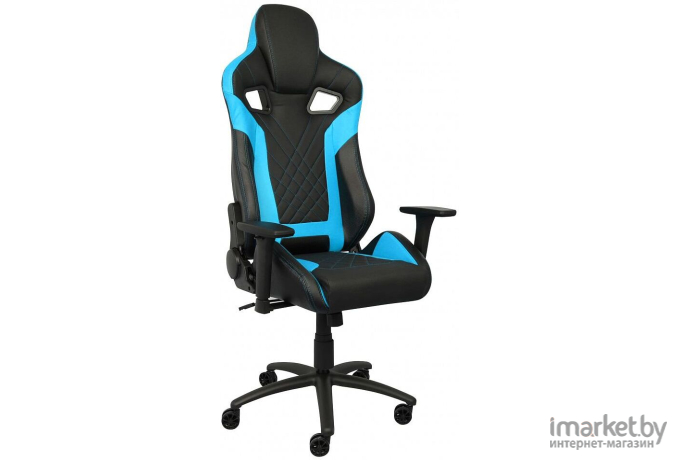 Офисное кресло AksHome Viking голубой/черный