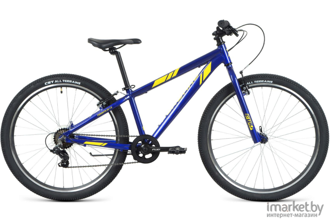Велосипед Forward Toronto 26 1.2 2022 синий/желтый [RBK22FW26030]