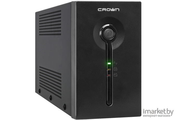 Источник бесперебойного питания CROWN Line Intractive CMU-SP650EURO USB 650VA\360W металл [CM000001861]