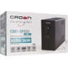 Источник бесперебойного питания CROWN Line Intractive CMU-SP650EURO USB 650VA\360W металл [CM000001861]