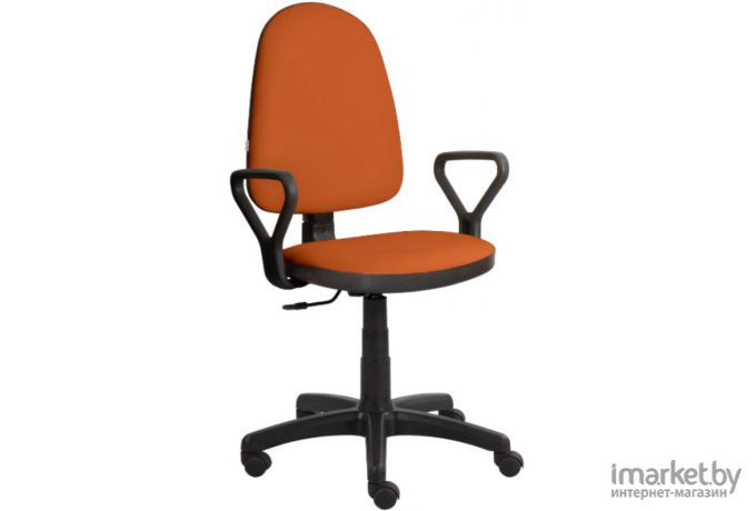 Офисное кресло Белс Престиж V33,VD02 кож.зам оранжевый