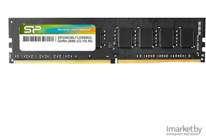 Оперативная память Silicon-Power DDR 4 DIMM 8Gb PC25600 3200Mhz [SP008GBLFU320B02]