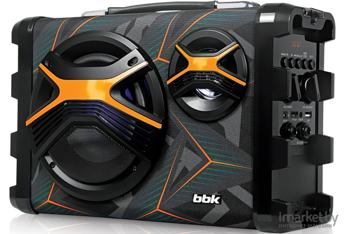 Портативная акустика BBK BTA607 черный/оранжевый
