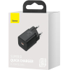 Сетевое зарядное устройство Baseus CCSP020101 Super Si Quick Charger черный [CCSP020101]