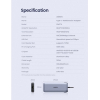 USB-хаб Ugreen CM274 Space Gray (70301)