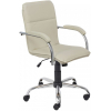 Офисное кресло Фабрикант Самба G M (Кожа иск., DO, №122 ТГ, Альфа(600)CH, подл. Самба CH кремовый