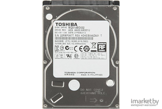 Жесткий диск Toshiba Жёсткий диск 320GB Toshiba MQ01ABD032 [MQ01ABD032]