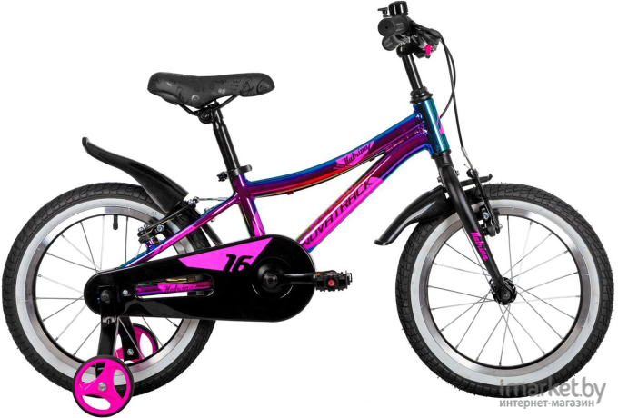 Детский велосипед Novatrack Katrina V 16 2022 167AKATRINA1V.GVL22 (фиолетовый металлик)