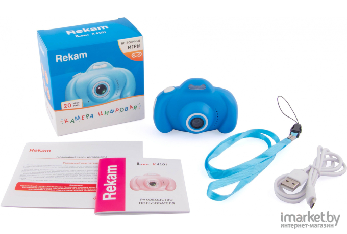 Фотоаппарат Rekam iLook K410i (синий)