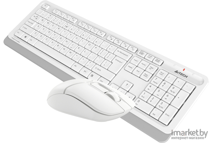 Комплект клавиатура + мышь A4Tech Fstyler FG1012 (белый)