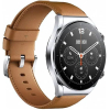 Смарт-часы Xiaomi Watch S1 (серебристый/коричневый, международная версия)