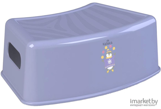 Табурет-подставка для ног Kidwick Зебра фиолетовый (KW170504)