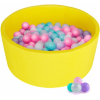Kampfer Детский сухой бассейн Pretty Bubble желтый + 200 шаров розовый/мятный/жемчужный/сиреневый