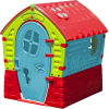 PalPlay Домик для детской площадки Лилипут 680 голубой/зеленый/красный (680)