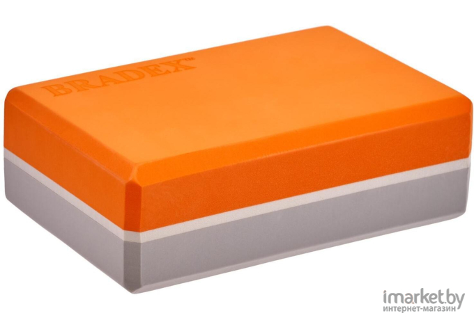 Блок для йоги Bradex SF 0731 оранжевый