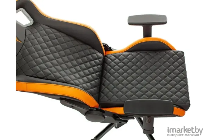 Компьютерное кресло Zombie Knight Outrider (черный/оранжевый)