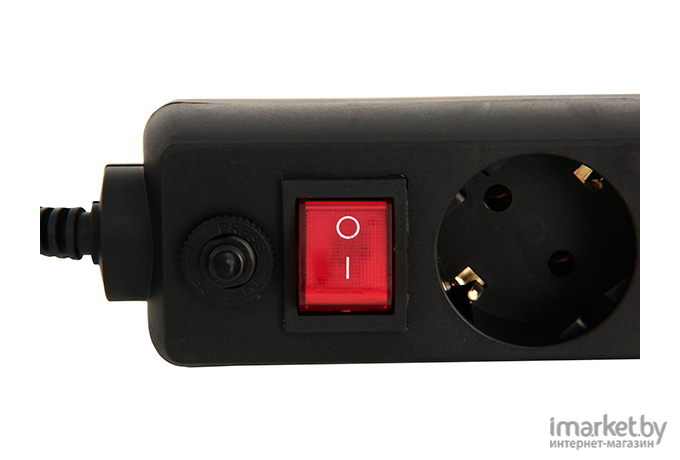 Фильтр питания т.м. Sven Optima 3,0 m (6 sockets) black Color Box