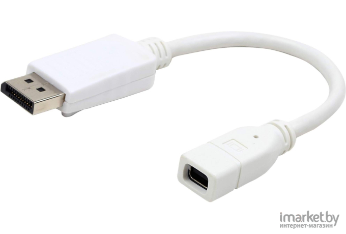 Переходник Cablexpert A-mDPF-HDMIM-001-W DisplayPort/HDMI 0.1 м