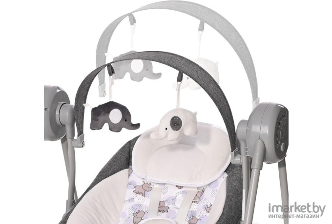 Качели для новорожденных Lorelli RhinoTwinkle Beige (10090080001)